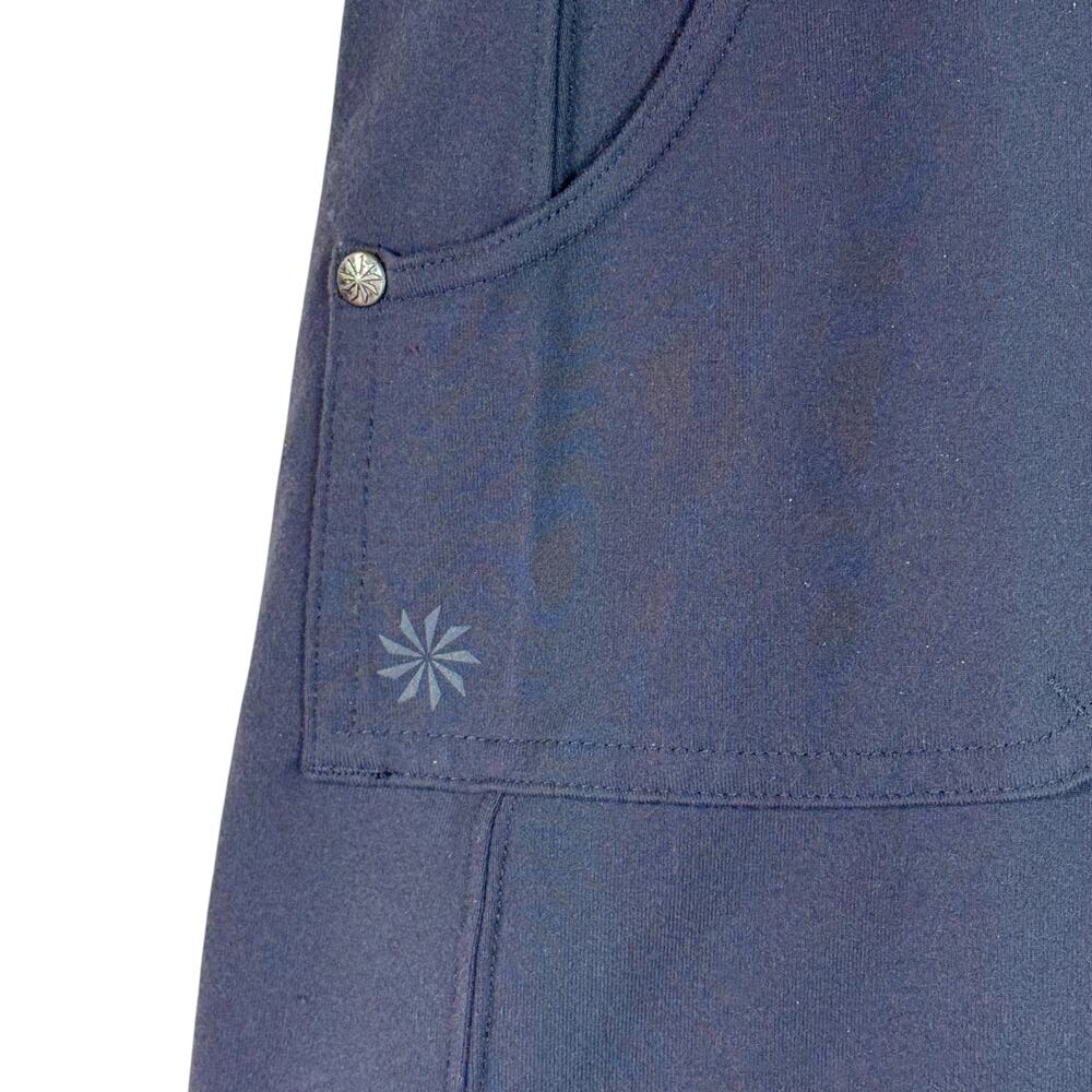 Athleta Small Northpeak Skort Pockets Elastic Waist Stretch Attached Briefs Gray - Picture 2 of 9